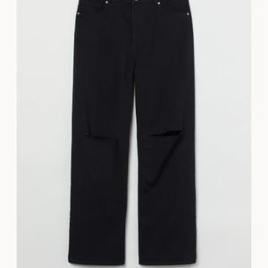 90s style wide leg jeans